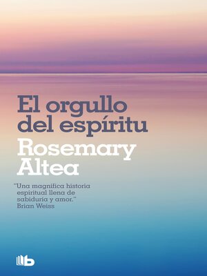cover image of El orgullo del espíritu